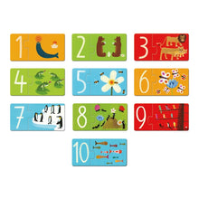 Lade das Bild in den Galerie-Viewer, Duo/Trio Puzzle-Lernspiel- Zahlen