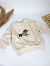 Lade das Bild in den Galerie-Viewer, oversized Sweatshirt Dackel
